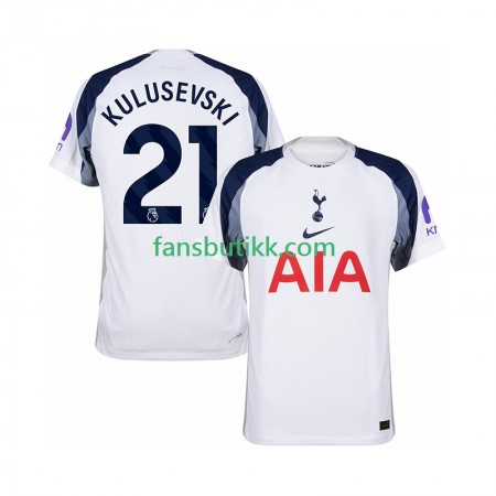 Fotballdrakt Tottenham Hotspur Kulusevski 21 Hjemmetrøye 2025-2026 Kortermet
